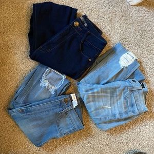 High waisted skinny jeans bundle